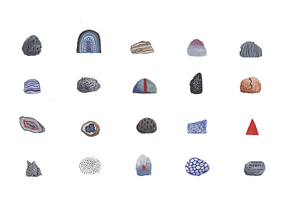 Geological Society book design buttons icons illustration patterns