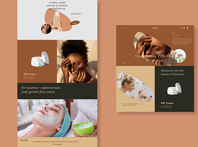 Beauty branding design figma graphic design illustration illustrators photoshop ui ux