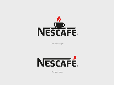 Nescafé Logo ReDesign abodystudio abstract brand design brand identity branding business coffee coffee cup design drawing illustration lettering logo design logo design nescafe rebrand rebranding