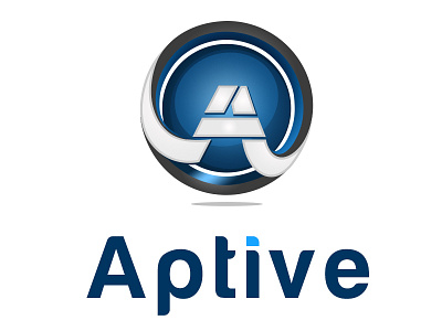 Aptive Logo concept 3d abstract logo logodesign