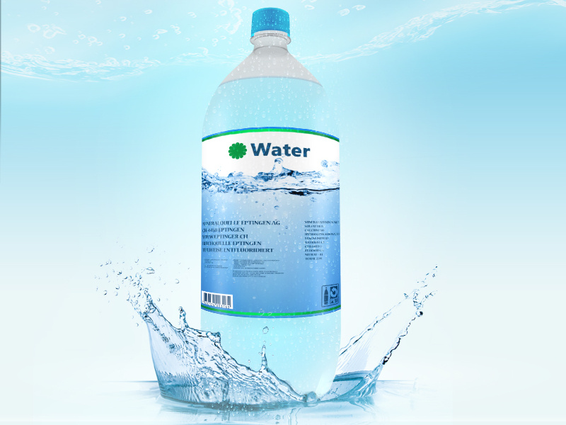 Water Bottle Mockups modelling mock-up 3d bottle