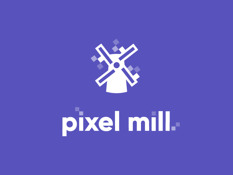 Pixel Mill animation identity logo motion