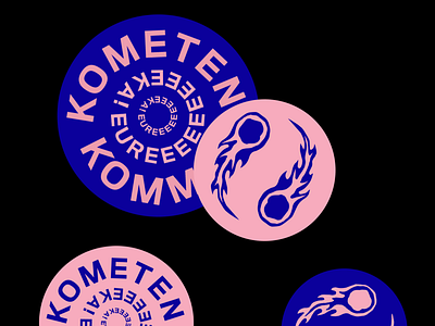 Kometen Kommer !Eureka!  sticker set