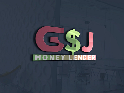 GSJ logo 3d graphic design