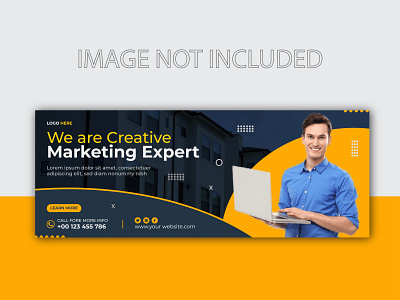 Digital marketing agency facebook cover and web banner design office banner