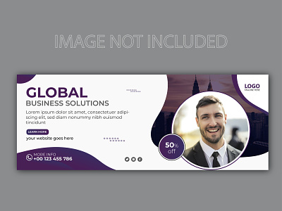 Digital marketing agency and corporate facebook cover design