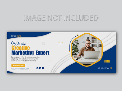 Digital marketing agency and corporate facebook cover design webinar banner