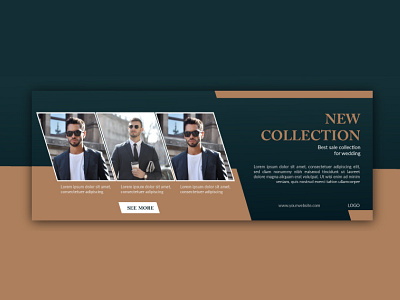 Social media facebook cover template fashion design