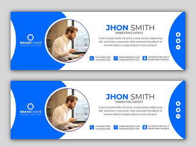 Business email signeture template company identity