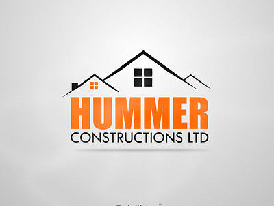 Hummer Construction Ltd. Logo branding design graphic design logo typography