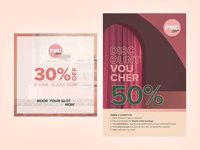 PINC Space Discount Promo banner graphic design promotional social media