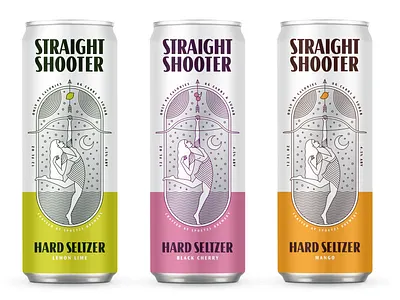 Hard Seltzer Can Concept alcohol archer arrow beer beer can beverage can can design hard seltzer illustration moon packaging seltzer texas woman