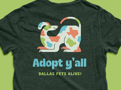 Dallas Pets Alive Merch animal animal rescue apparel charity clothing dallas dog illustration merch shirt t shirt texas