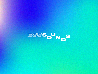 ECS SOUNDS by Ecaresoft Inc art color gradient music playlist vector