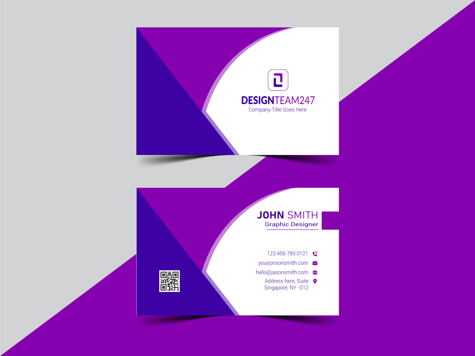 Modern Business Card Design by Md. Shaha Alam on Dribbble