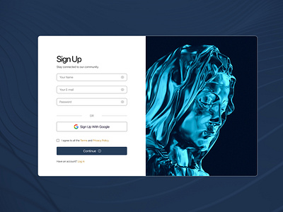 Daily UI: Day 1 - Sign Up