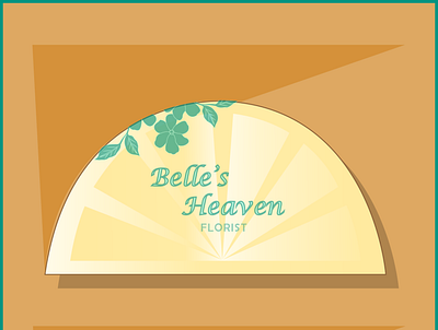 Belle's Heaven business card. design graphic design illustration vector