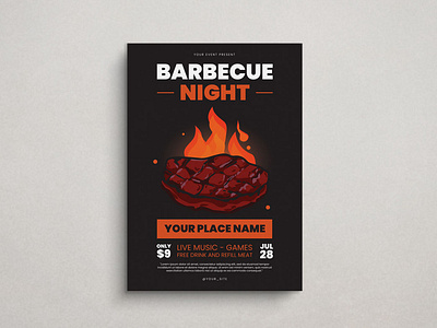 Barbeque Mockup Flyer