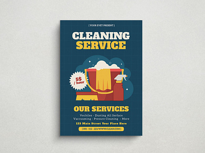 Cleaning Servie Mockup Flyer