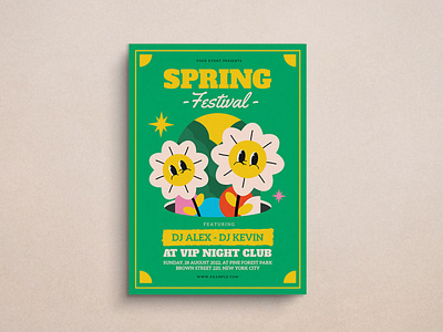 Spring Festival Flyer Mockup