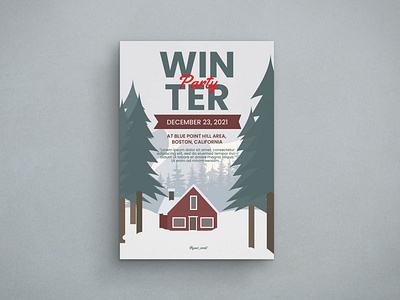 Winter Flyer Mockup