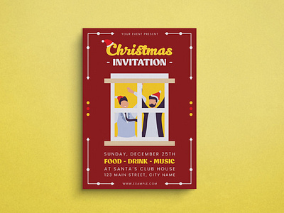 Christmas Invitation Flyer