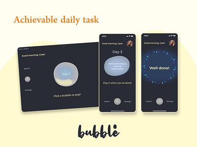 Bubble - conquer the fear of foreign language speaking 01 anxiety app design foreign language speaking graphic design illustration ui ux