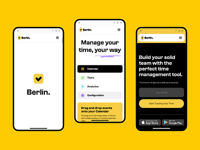 Berlin - SaaS Website Template