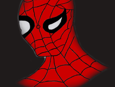 SPIDER MAN drawing graphic design skecting