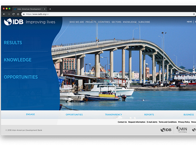 Inter-American Development Bank Homepage