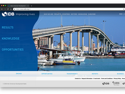 Inter-American Development Bank Homepage