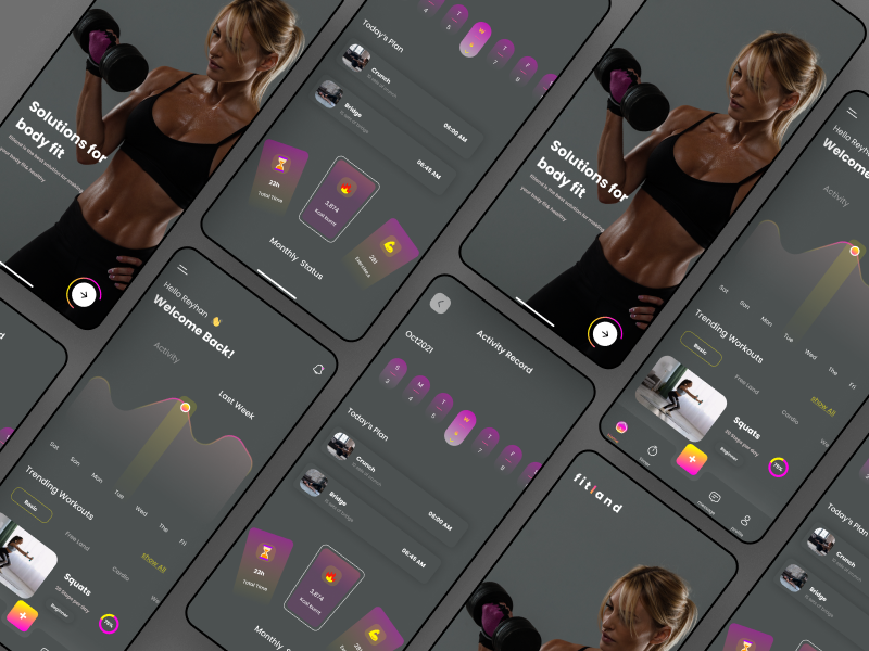 Home Gym Design by reyhan by Reyhan uiux Designer🏅 on Dribbble