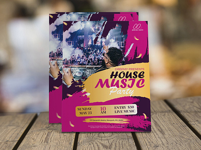 Music Party Flyer Design