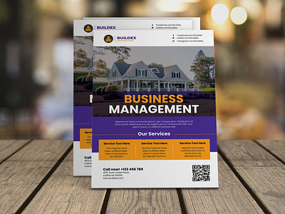 Business Management Flyer Design