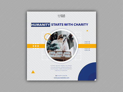 Social activity and charity Template branding design graphic design illustration instagram post template logo motion graphics new branding new branding design new design new instagram post template new template branding new template design typography