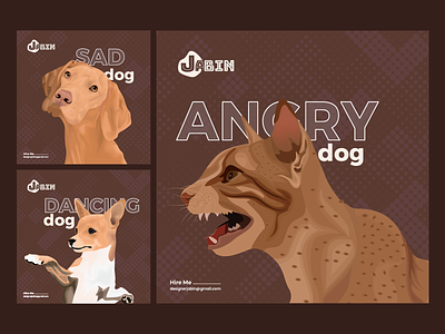 Dog Illustration Design