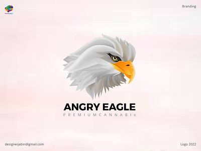 Angry Eagle Logo angry eagle animals logo artwork branding character design design eagle art eagle logo gaming graphic design illustration jabin moni logo logo design mascot logo ui