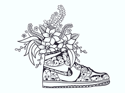 Shoe Doodle Art