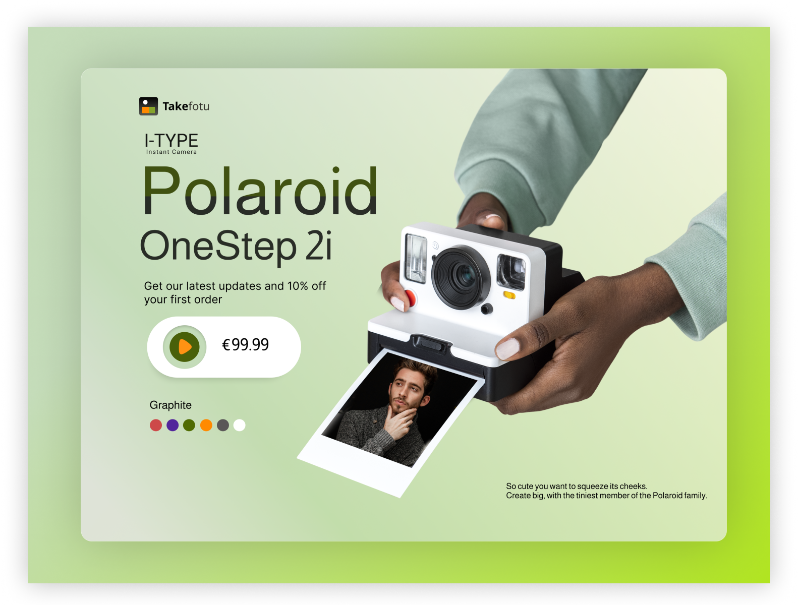 Polaroid Onestep 2i Camera New Web Ui by Vivek Kumar on Dribbble