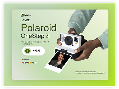 Polaroid Onestep 2i Camera  New Web Ui