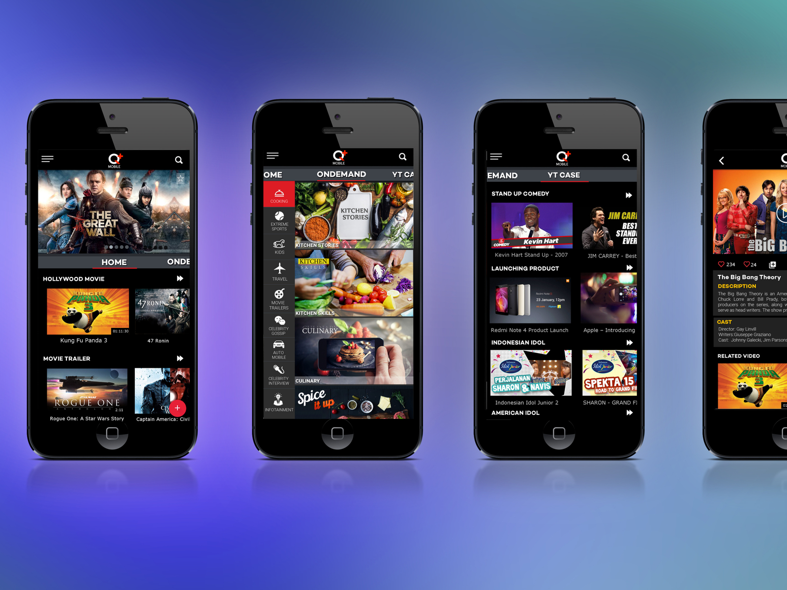 VIDEO ONDEMAND OTT APP UI by Vivek Kumar on Dribbble