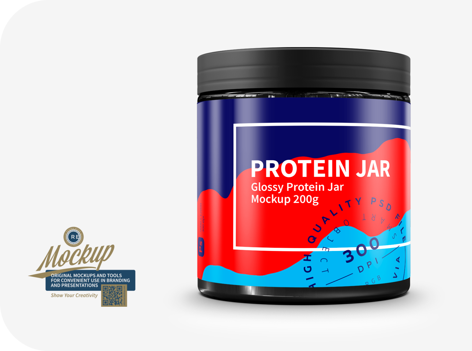 Protein Powder Container Mockups  Packaging Mockups ~ Creative Market