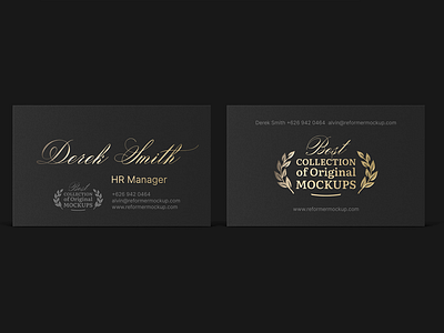 Premium Business Card Mockup