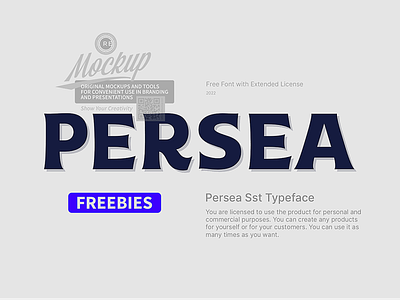 Persea Typeface / Free Font branding design free font graphic design logo packaging template