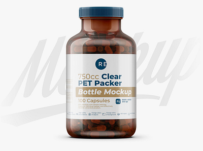 Amber Pills Bottle Mockup 750CC branding coffee design food graphic design illustration logo mock up mockup mockups pack package packaging packaging mockup product psd smart object template ui vector