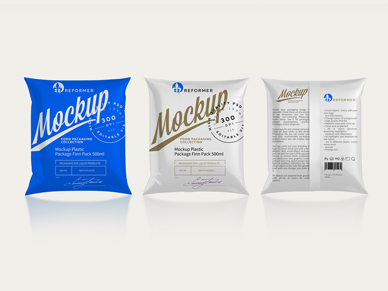 Download Mockup Package Finn Pack 500ml By Reformer Mockup On Dribbble Yellowimages Mockups