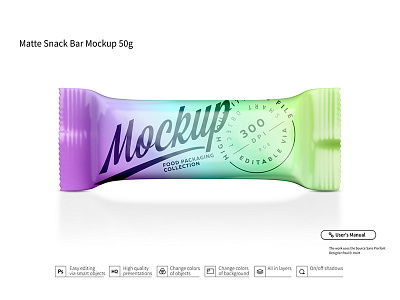 Matte Snack Bar Mockup candy bar chocolate exclusive mockup flow pack foil food glossy snack pack granola granola bar matte matte pack mock up mockup muesli bar package packaging packaging mockup product design psd psd mock up