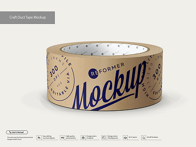 Craft Duct Tape Mockup