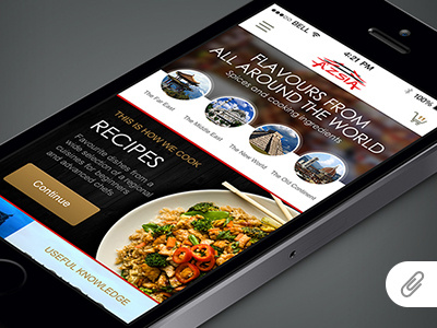 Ázsia store - Mobile app concept app design interface ios iphone mobile smartphone ui ux webshop