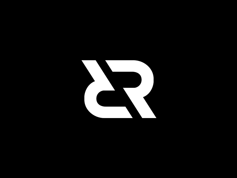 2 Retards Logo Concept - Animated 2r animated animation branding gif logo motion